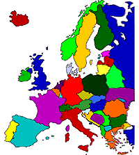Click on the map of Europe